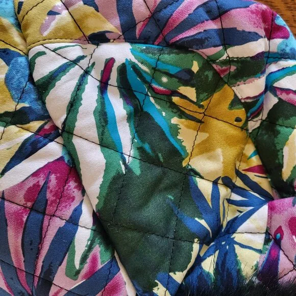 Pistil Bundle: Faux Fur Rave Trapper Hat and Faux Leather Fingerless Gloves - Picture 9 of 15